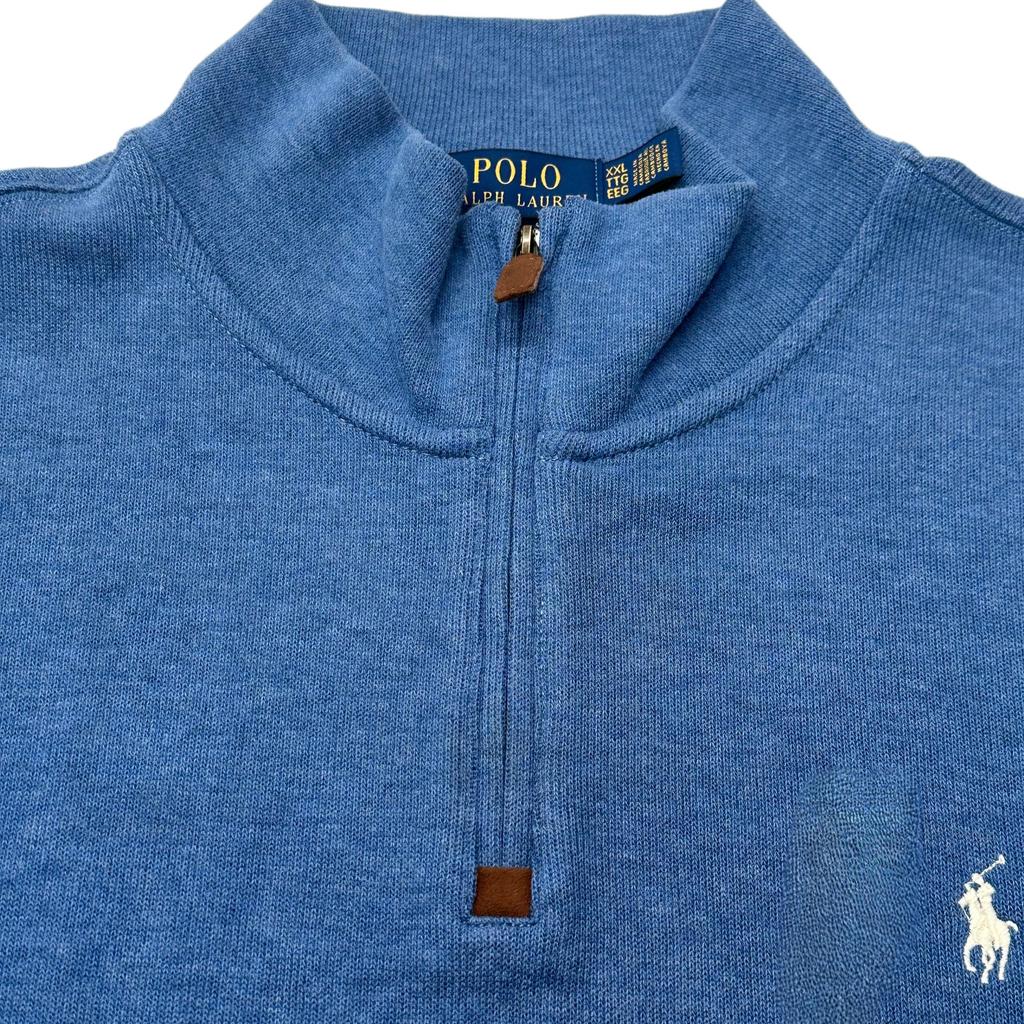 Polo Ralph Lauren Ss26 Logo Embroidered Half-Zip Stand Collar Long Sleeve Sweatshirt Men Sweatshirt 710635035-066