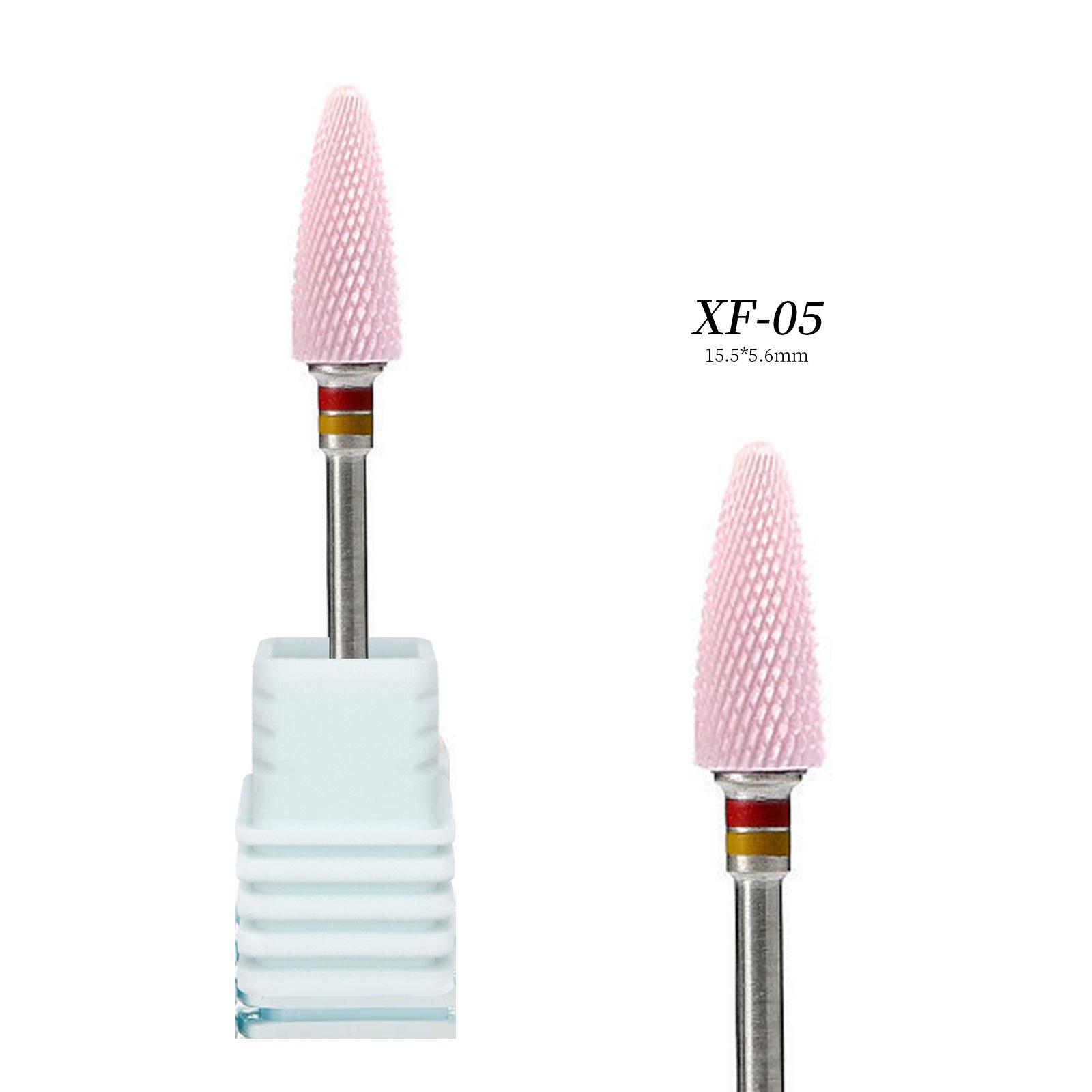 

Керамическая полировальная головка для нейл-арта, одинарная пуля, черный, розовый, полировальная головка