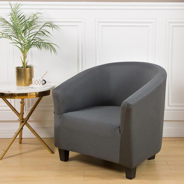 Club Chair Cover Small Sofa Skins Protector Single Seat Chair Cover Arm Chair Slipcovers For Dining Room Floral Printed