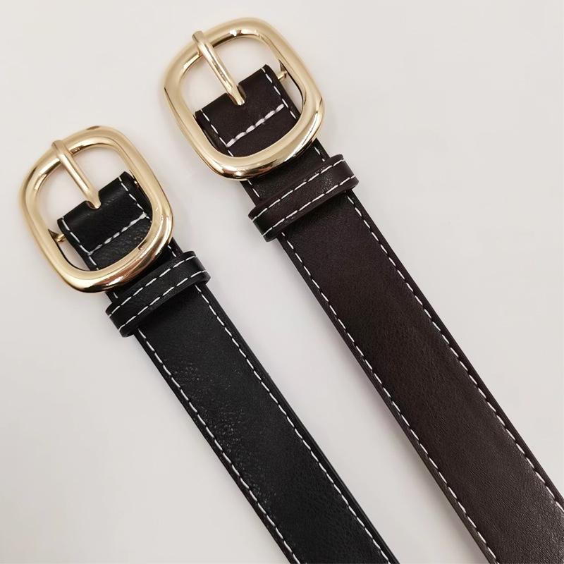 Women's Jeans Belt with Casual Simple Women's Belt Korean Style Dress Decorative Belt