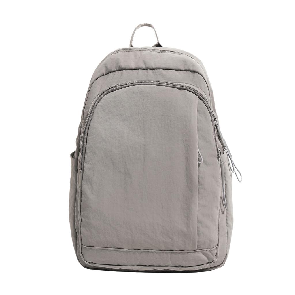 Schoolbag Korean version of the new simple style casual backpack solid color versatile travel backpack trendy fashion commuter backpack women