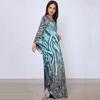 XITAO Print Batwing Sleeve Dress GJ1150