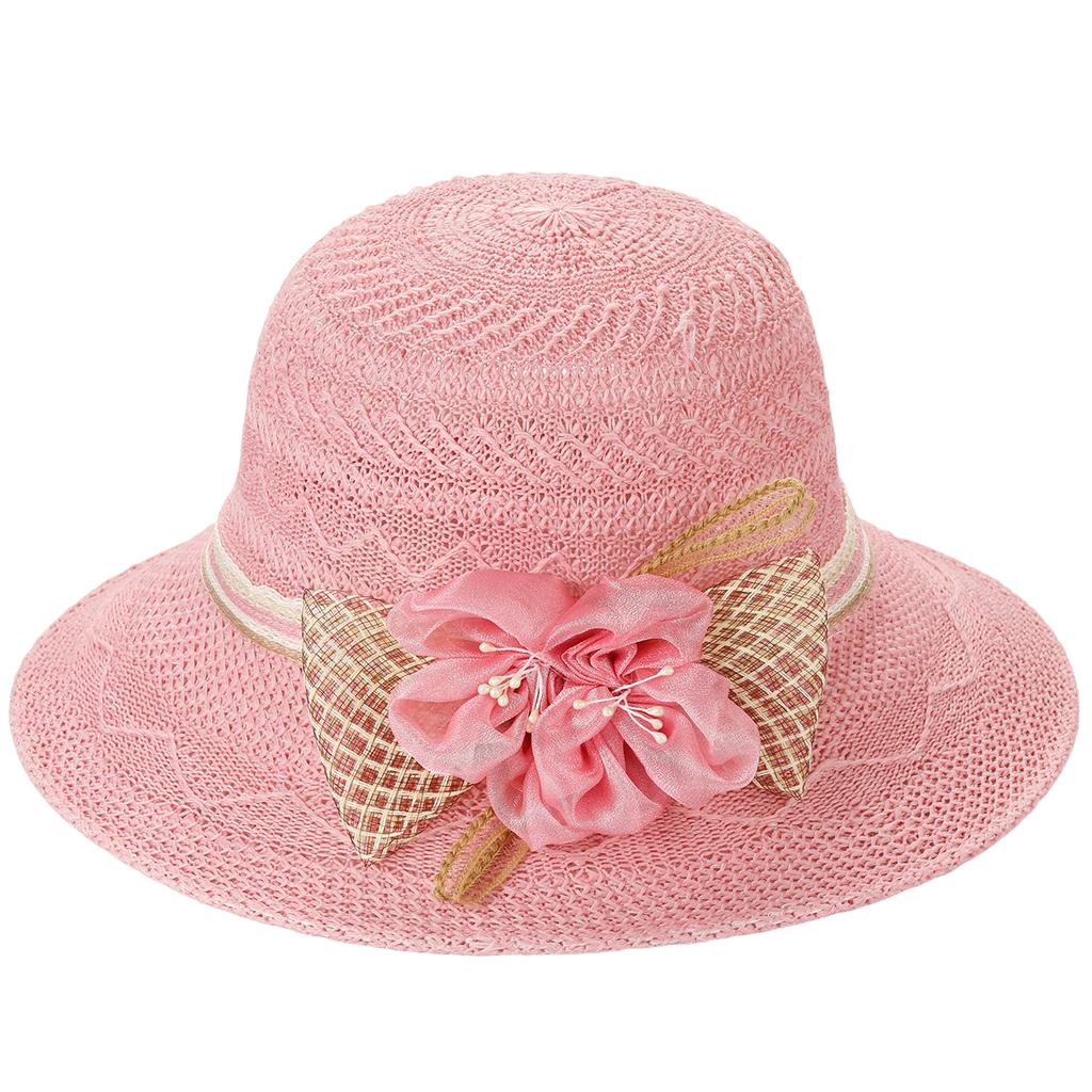 Ladies' Sun Hat, Outdoor Flower Sun Hat, Seaside Beach Basin Hat