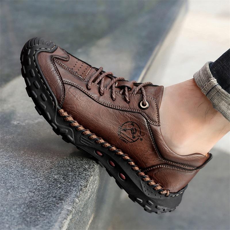 38-48 Мужская обувь для отдыха в стиле ретро — фото 18