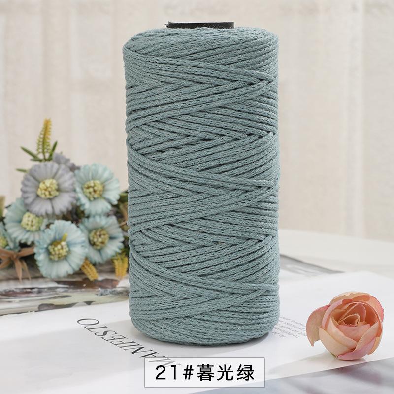 150g/150m 2mm Round Strand Hollow Yarn,European Hook Bag Core Diy Thread,Many Colors,Hand-knitted Crochet Matching Crocheting