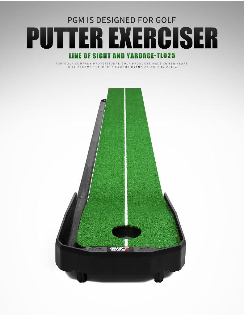 PGM Indoor Golf Putter Practice Mat with Adjustable Slope