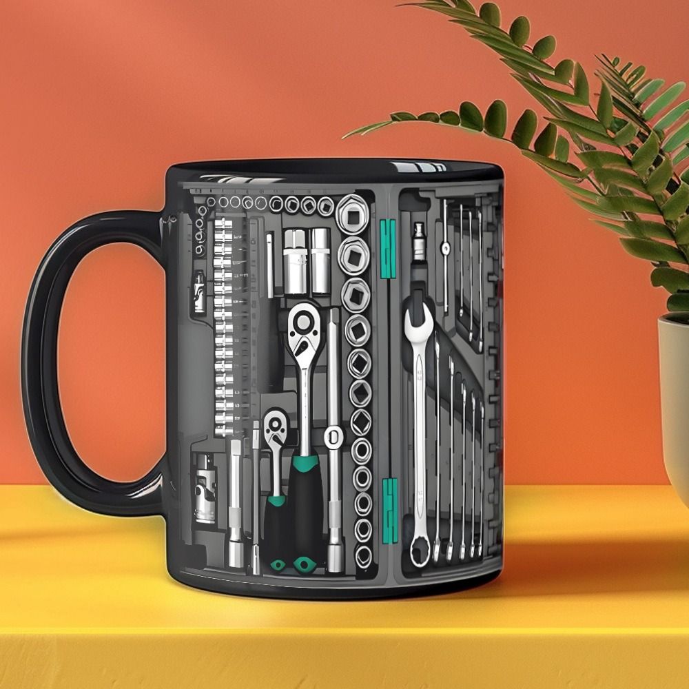 325ml Coffee Mug Ceramic Mechanic Mug Funny Mechanic Water Cup  Auto/Car Mechanic Gift