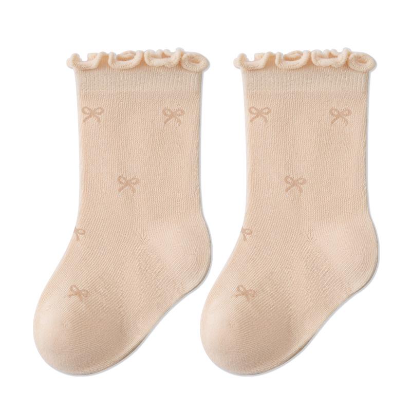 A-Class Cotton Mesh Baby Socks - Newborn Summer Cartoon Design for Boys and Girls