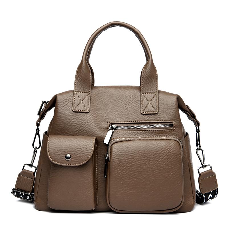 Women's Handbags Trend  Designer Female Leather Shoulder Bags Luxury Brand Ladies Hand Bags Large Capacity Shopping Bag