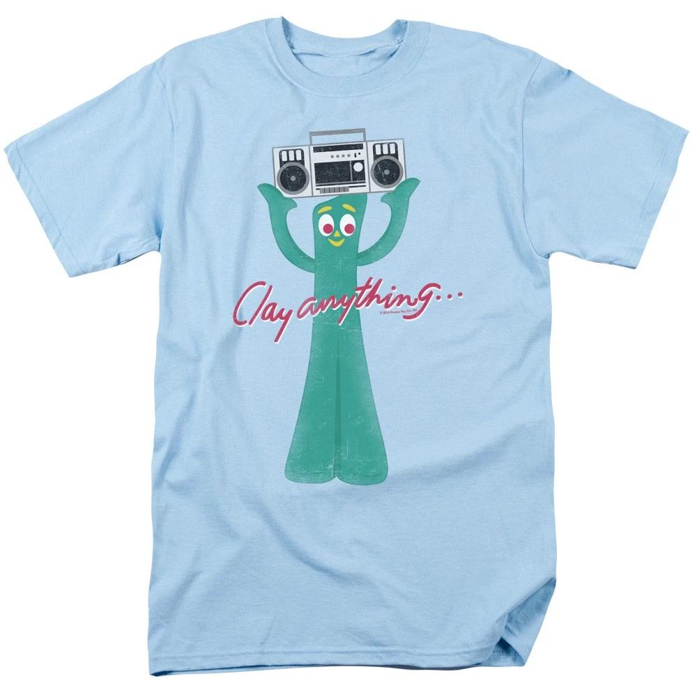 Gumby - Clay Anything - Unisex Short Sleeve Children s T-shirt - Blue 130