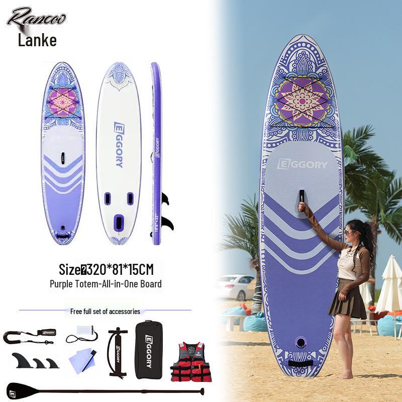 Lanko Inflatable Paddle Board - Universal PVC SUP for Surfing & Paddling