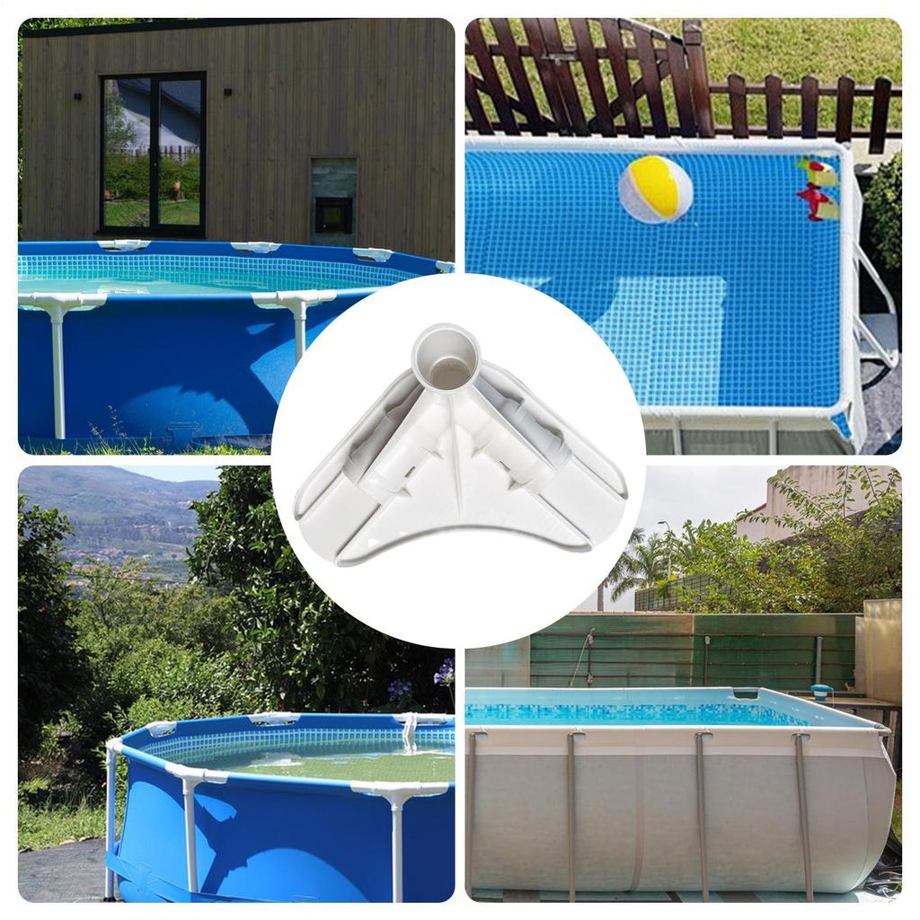 Pool Frame Corner Connector Leg Joint for Family Ground Pool Leak-Proof Precise Angle Replacement Parts for Outdoor Garden
