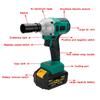 168V 500Nm Cordless Electric Wrench Impact Brushless Driver Power Tool Rechargeable Lithium Battery Household Drill