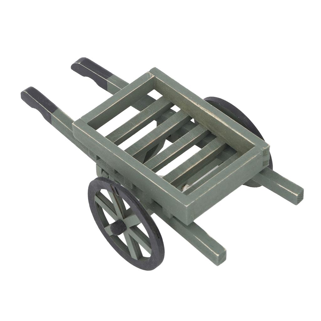 1:12 Puppenhaus Gartenwagen Spielzeug Dekorativ Realistisch Möbelzubehör Miniatur Gartenwagen