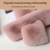 Thicken Warm Shawl Scarves Soft Plush Neck Collar Warmer Fashion Neck Protector  for Women