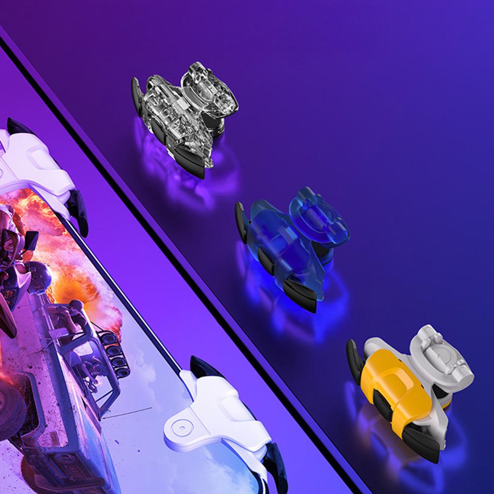 1Pair Mobile Game Triggers Stimulus Battlefield Gen 2/3 Controller Metal Shooting Buttons for Phone Gaming