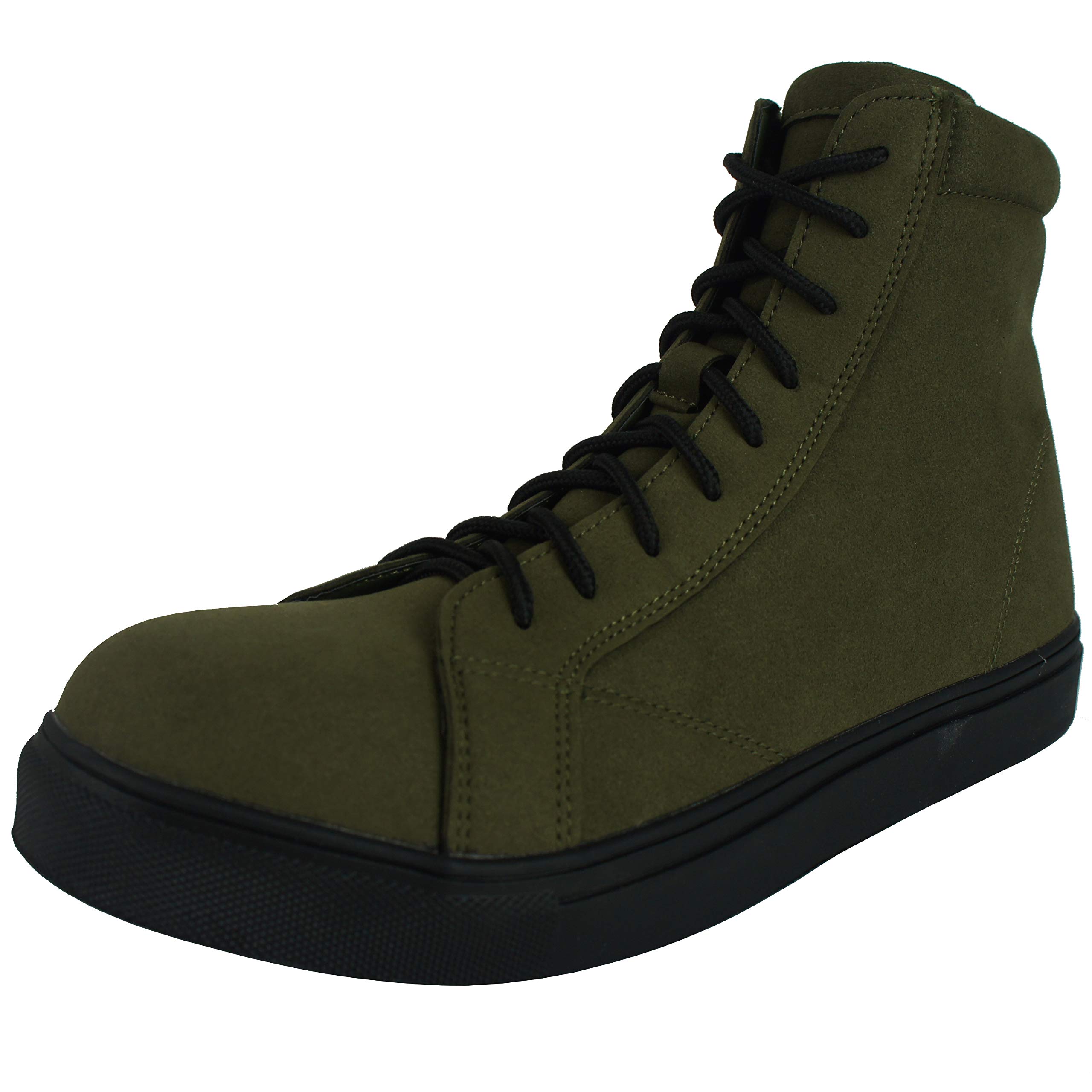 

High-cut safety shoes, olive x black (081), size 27.0