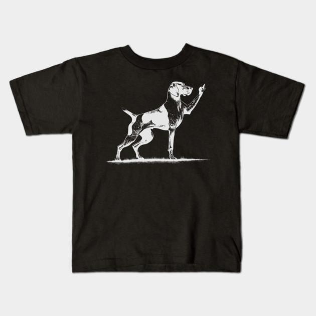 Boys Girls Soft Cotton Graphic Tees Rude German Shorthaired Pointer Middle Finger Dog Breathable Daily School Wear Kids T-Shirts