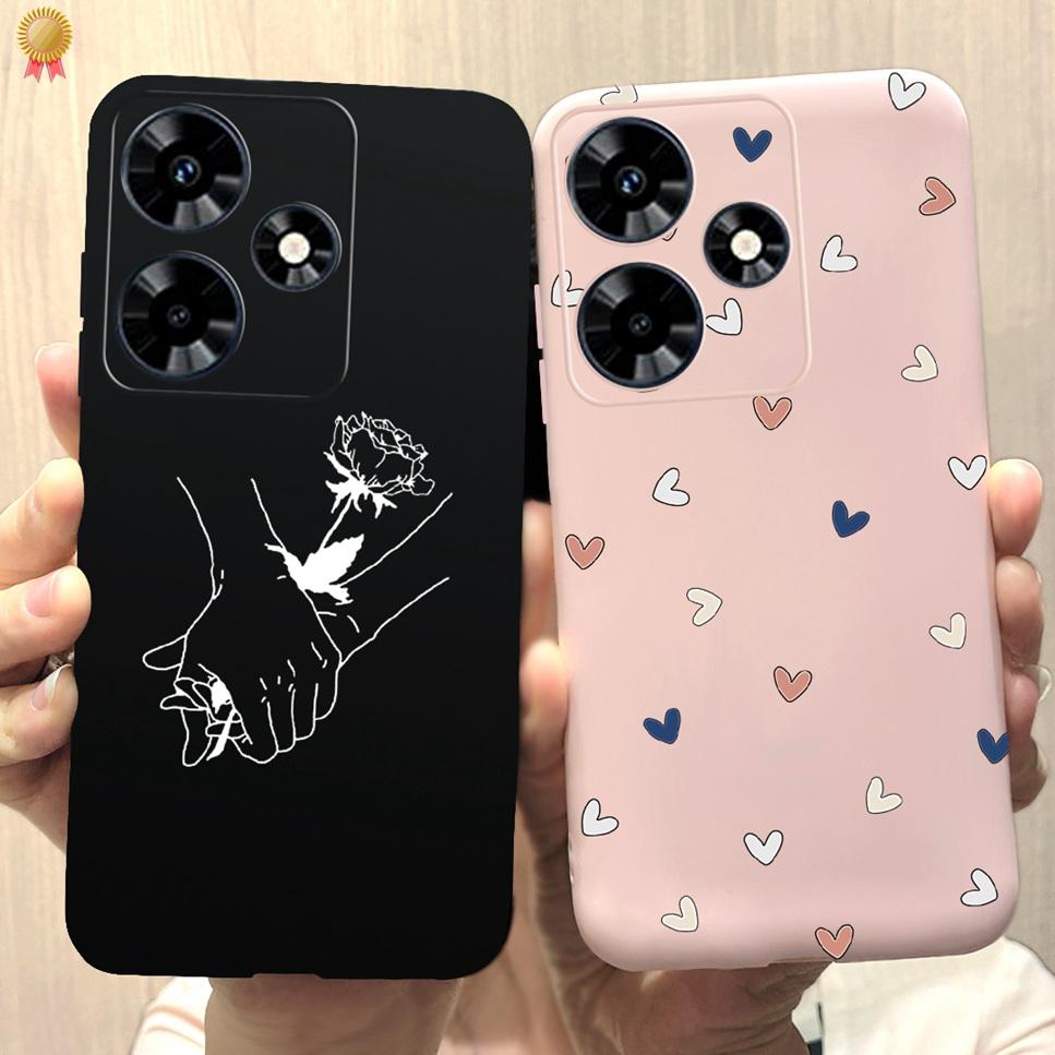 For Infinix Hot 30 Play 30i 4G Case Cute Astronaut Painted TPU Silicone Shockproof Cover For Infinix Hot 30 Play 30i Phone Case