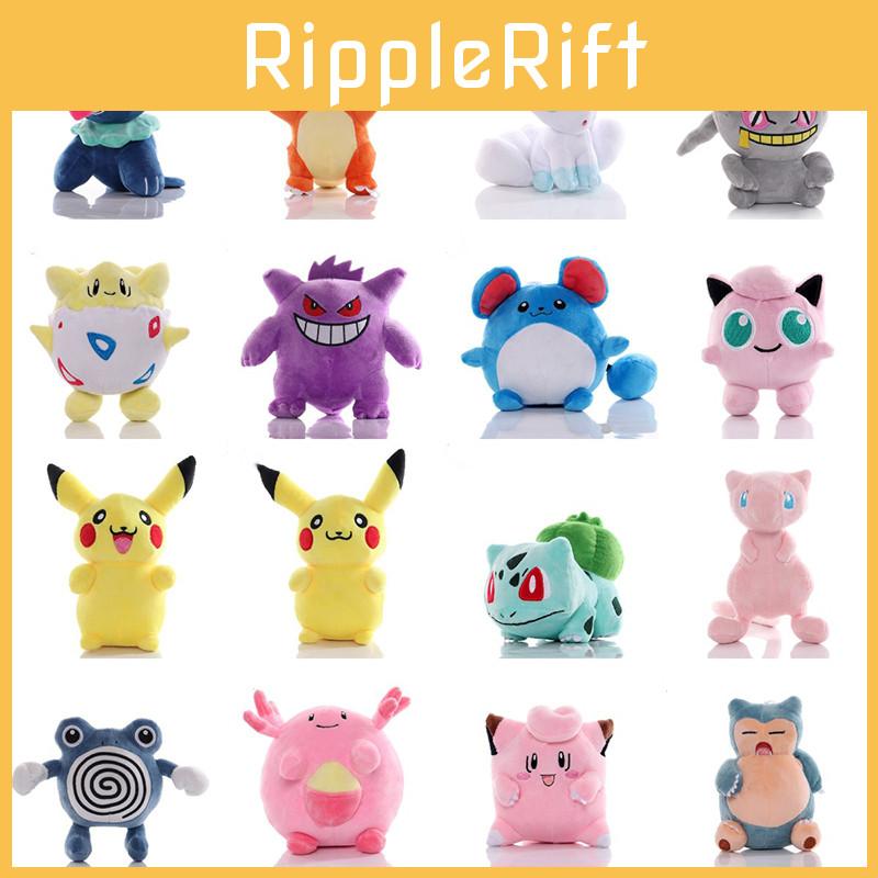 Anime Pikachues 40style Charmander Eevee Image Toys Cartoon Doll Plush