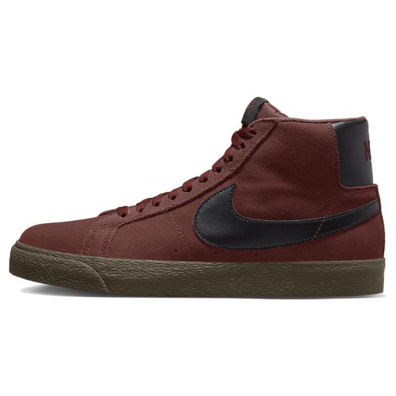 Nike Sb Blazer Mid Oxen Brown Skateboard Shoes 864349-204