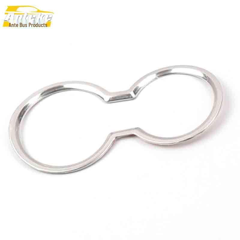 IX25 Cup Holder Bright Ring & Stainless Steel Armrest Box Decorative Frame for Car Accessories