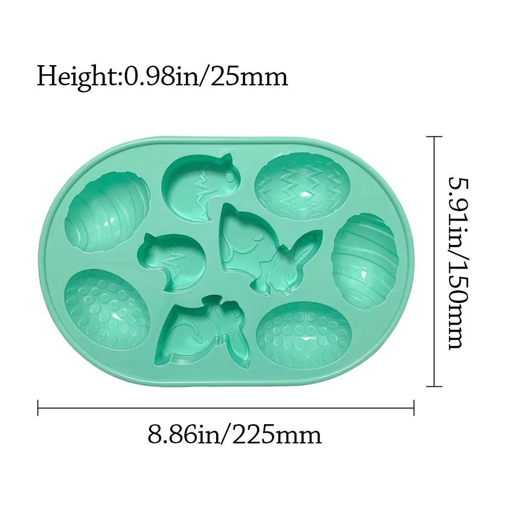 Bunny Easter Egg Mold Egg Shaped Chocolate Mold DIY Cookies Mold  Easter