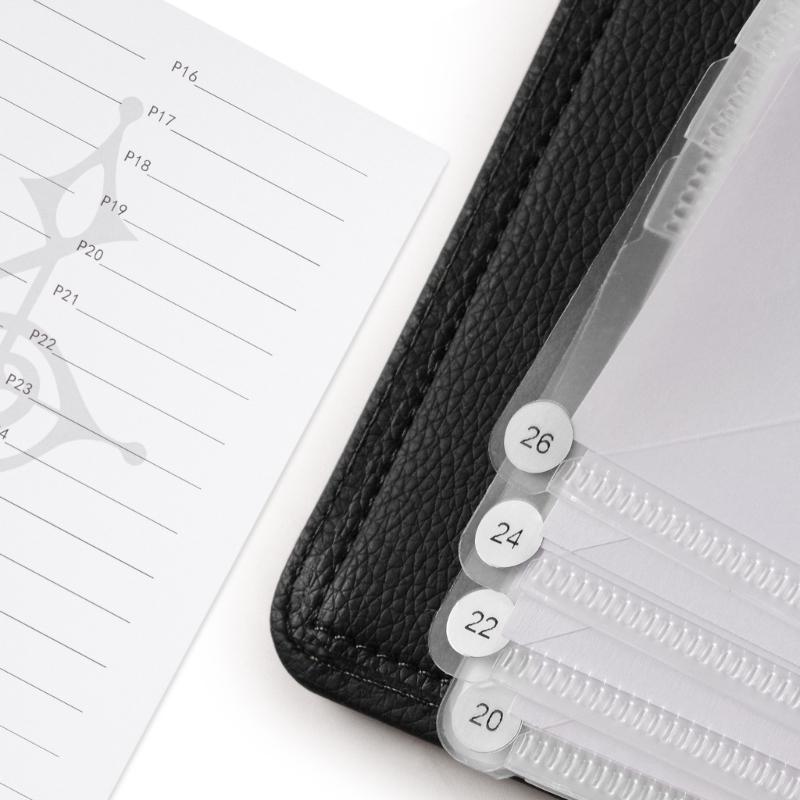 Detachable Notebook Binders Music Organizer Sheet Music Storage Pocket Sheet Music Folder Sheet Music Binders Organizer