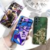 N-JoJo's Bizarre Adventure Handyhülle Für Samsung S26,S25,S24,S23,S22,S21,S20,S30,Ultra,Plus,Fe,Note,5G Schwarze Abdeckung