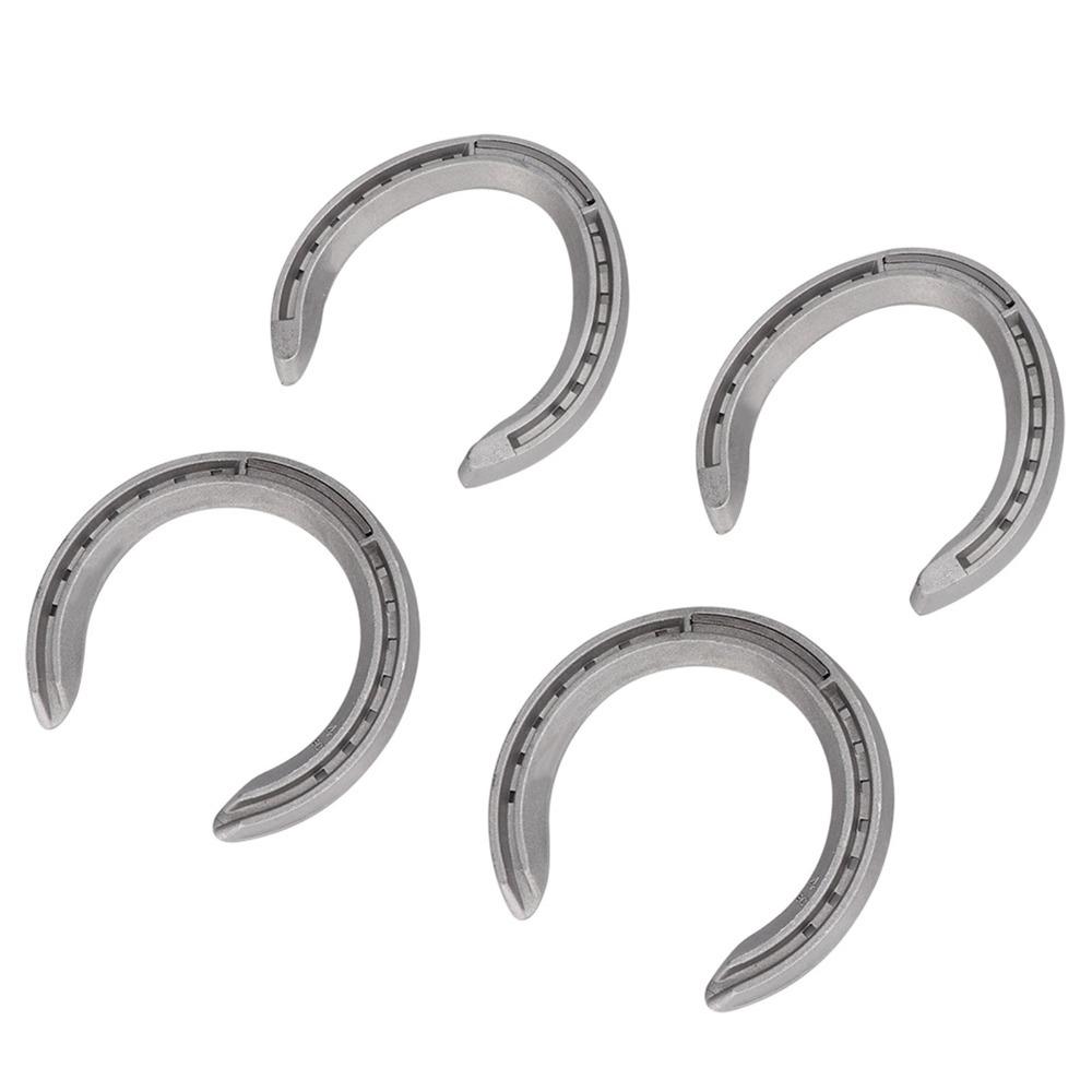 4Pcs Set Durable Horse Riding Equipment Sturdy Horseshoe Kit Hard Ground Walking