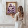 Pearl Flower DIY Diamond Art Kits 13.7x17.7inch Gem Art Diamond Painting Kits Without Frame for Adults/Beginners Gift Idea Home Wall Decor