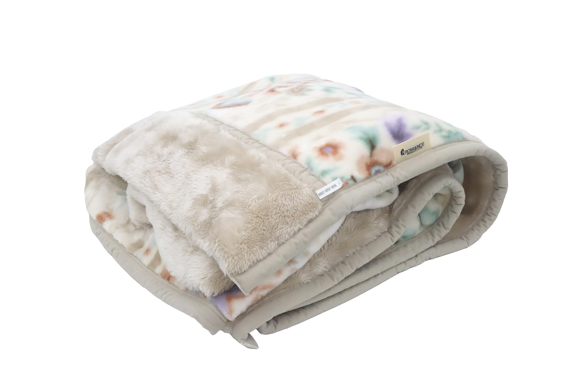 

Romance Kosugi Meyer Double Blanket, Single (140 x 200 cm), Anti-Static, Plenty of Volume, Double-Layer, Made in Izumiotsu, Beige