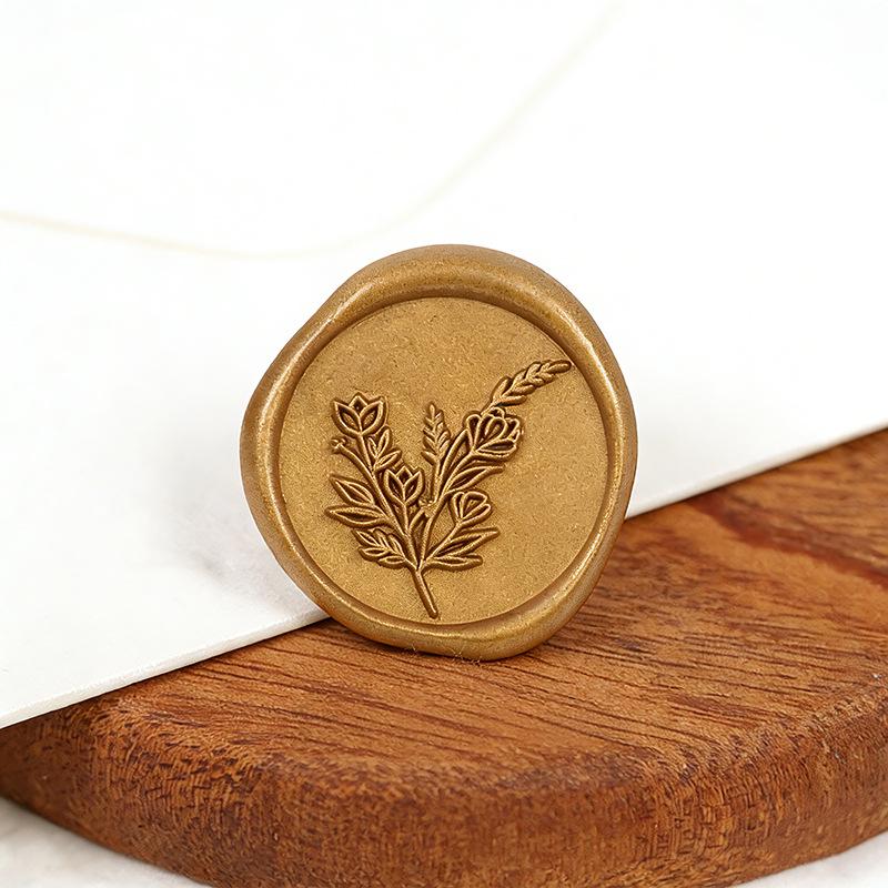 Wax Seal Stamp Kit: Embossed Stamp, Sealing Wax, Stickers for Envelopes, Postcards, Love Letters, and Gifts