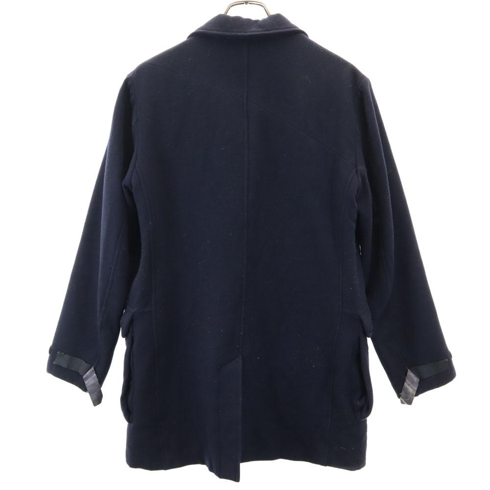 Undercover Płaszcz grochowy z mieszanki wełny Made in Japan 2 Granatowy Męski Używany