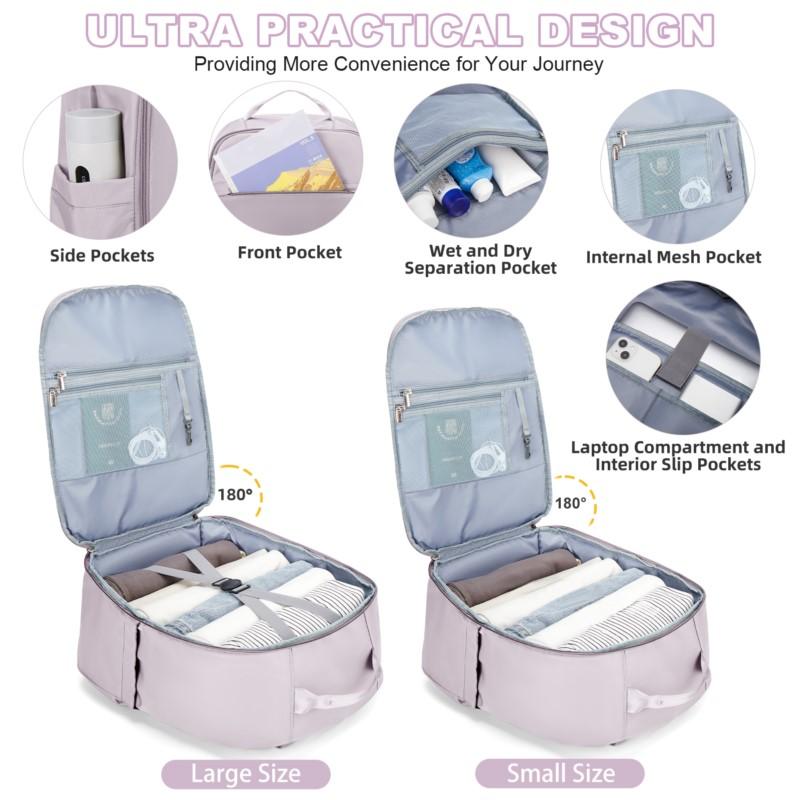 Zaino da Cabina 40x20x25 Borsa da Viaggio per Cabina Easyjet 45x36x20 Leggero Zaino da Viaggio per Aereo