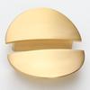 Modern Half-Round Drawer & Cabinet Door Handle - Black, Gold, Copper Finish