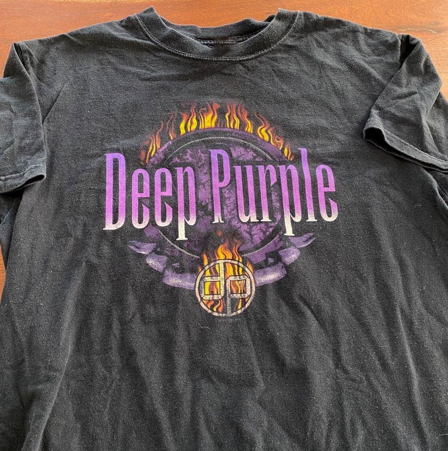 

Унисекс Футболка 100% Хлопок Унисекс Футболка Группа Deep Purple Тур Все Размеры S-4XL Унисекс Футболка XXXL