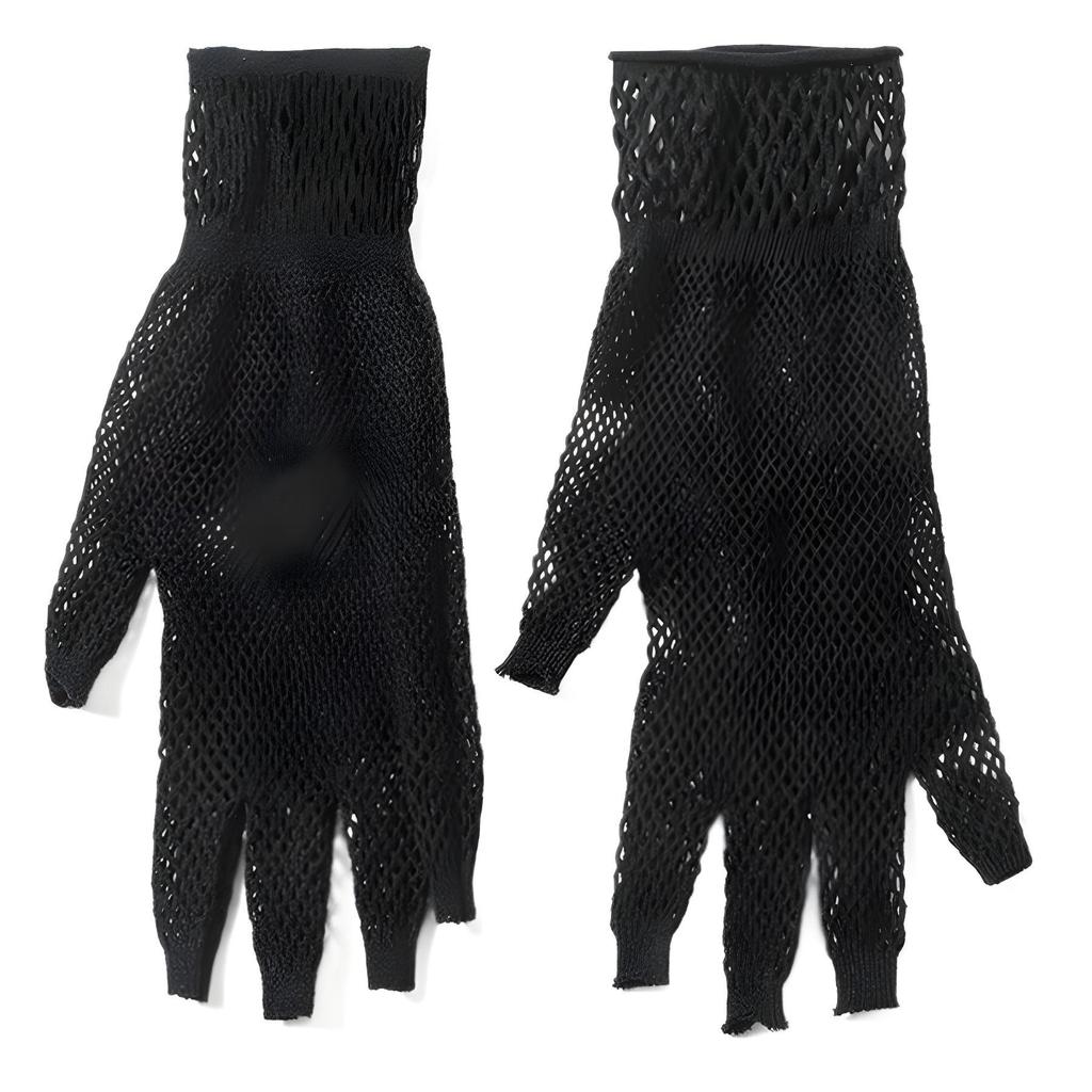 Sexy Half-Finger Mesh Gloves for Theme Parties & Halloween
