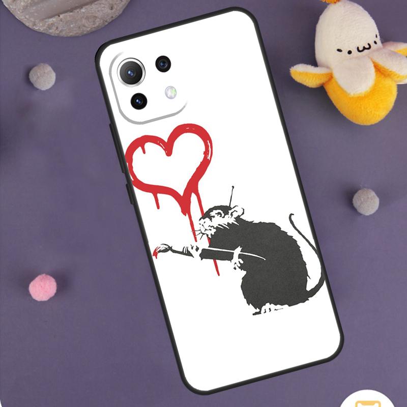 Cute Cartoon Animal Rat Case For Xiaomi 15T Pro 13T 14T 14 15 Ultra 17 Pro Max POCO F8 Pro F5 F6 F7 X5 X6 X7 Cover