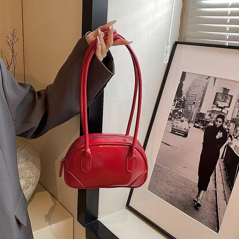 

Niche Portable Bowling Женская сумка через подмышку на плечо Красная свадебная сумка красный