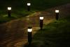 Solar Garden Lamp Led Post Martin 40Cm Black