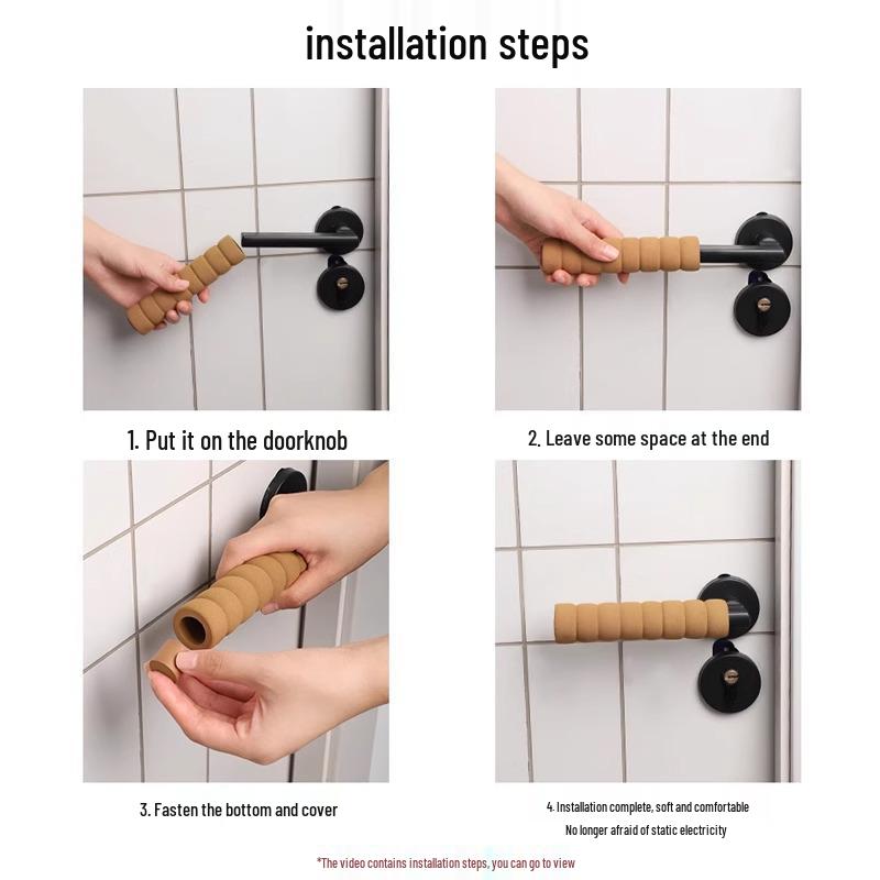 Neuankömmling: Schutzhülle für Türgriff & Antikollisionspad für Schlafzimmerschloss