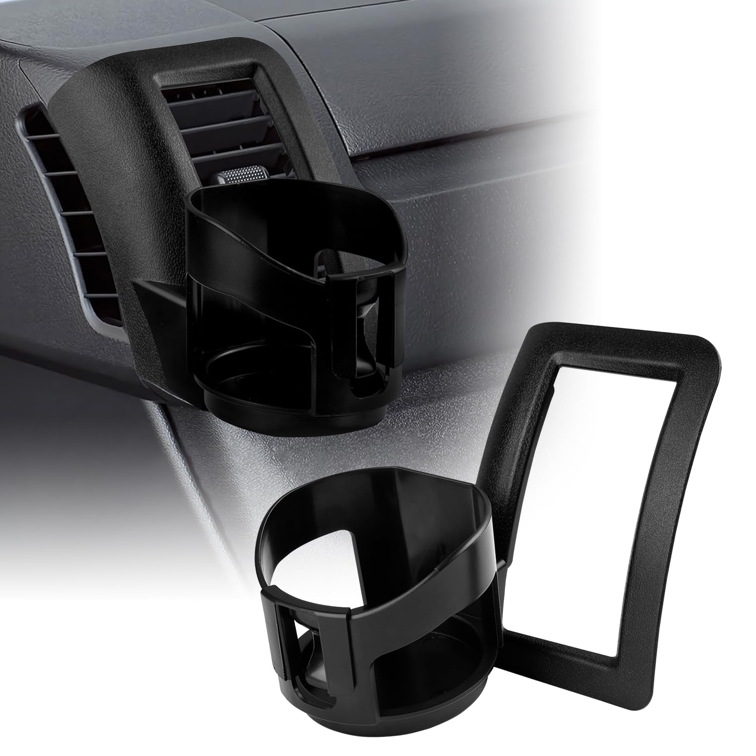 

Cartist Toyota Hiace 200 Series Кондиционер Сиденье пассажира Напиток Дополнительный подстаканник Кондиционер 5-е поколение и Водитель Дополнительный Дополнительный чёрный