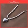 Beautifully Designed Titanium Steel Heart Shaped Necklace With Modern Korean Flair
