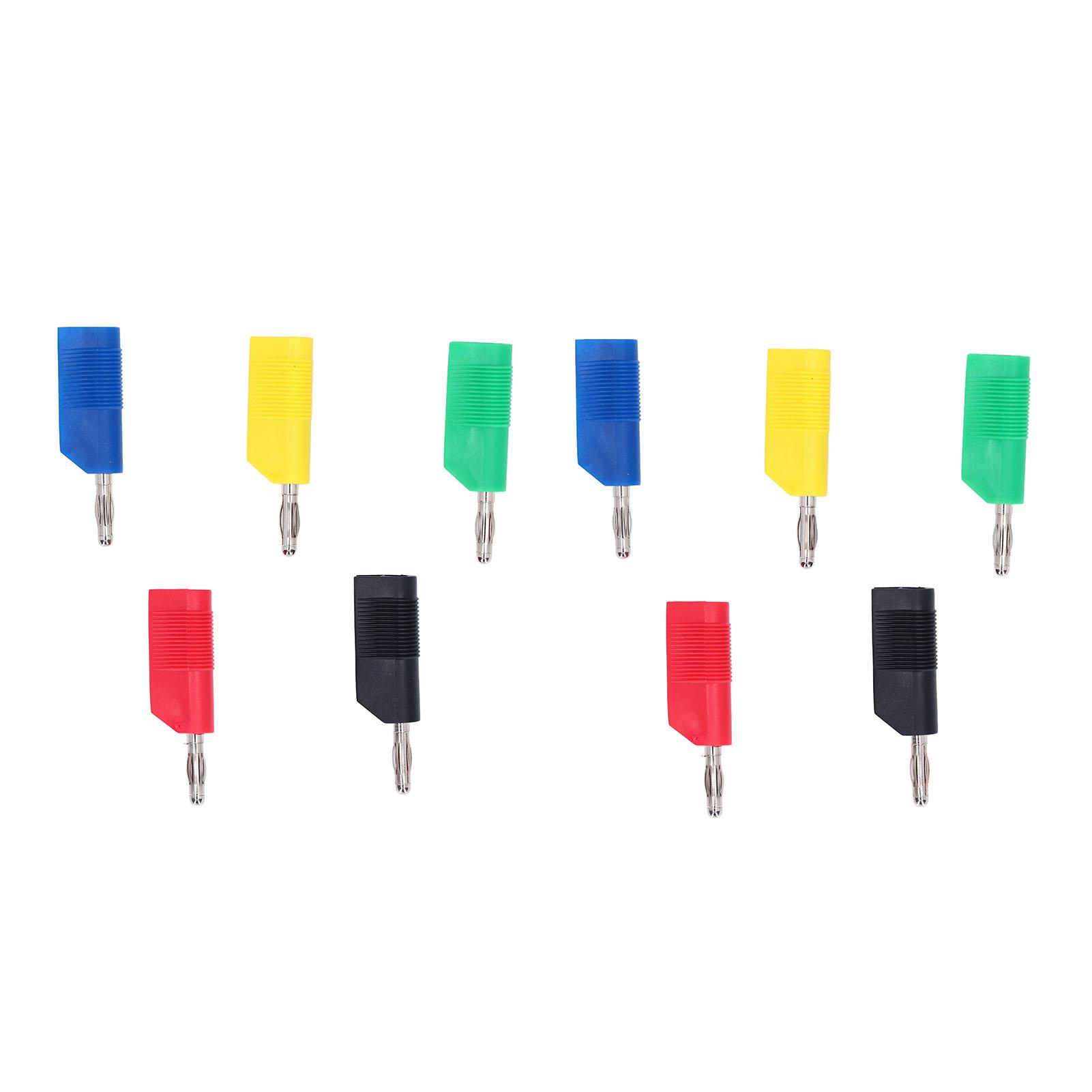 

10 шт. 4 мм банановые штекеры латунные никелированные разъемы акустический кабель адаптер аксессуары