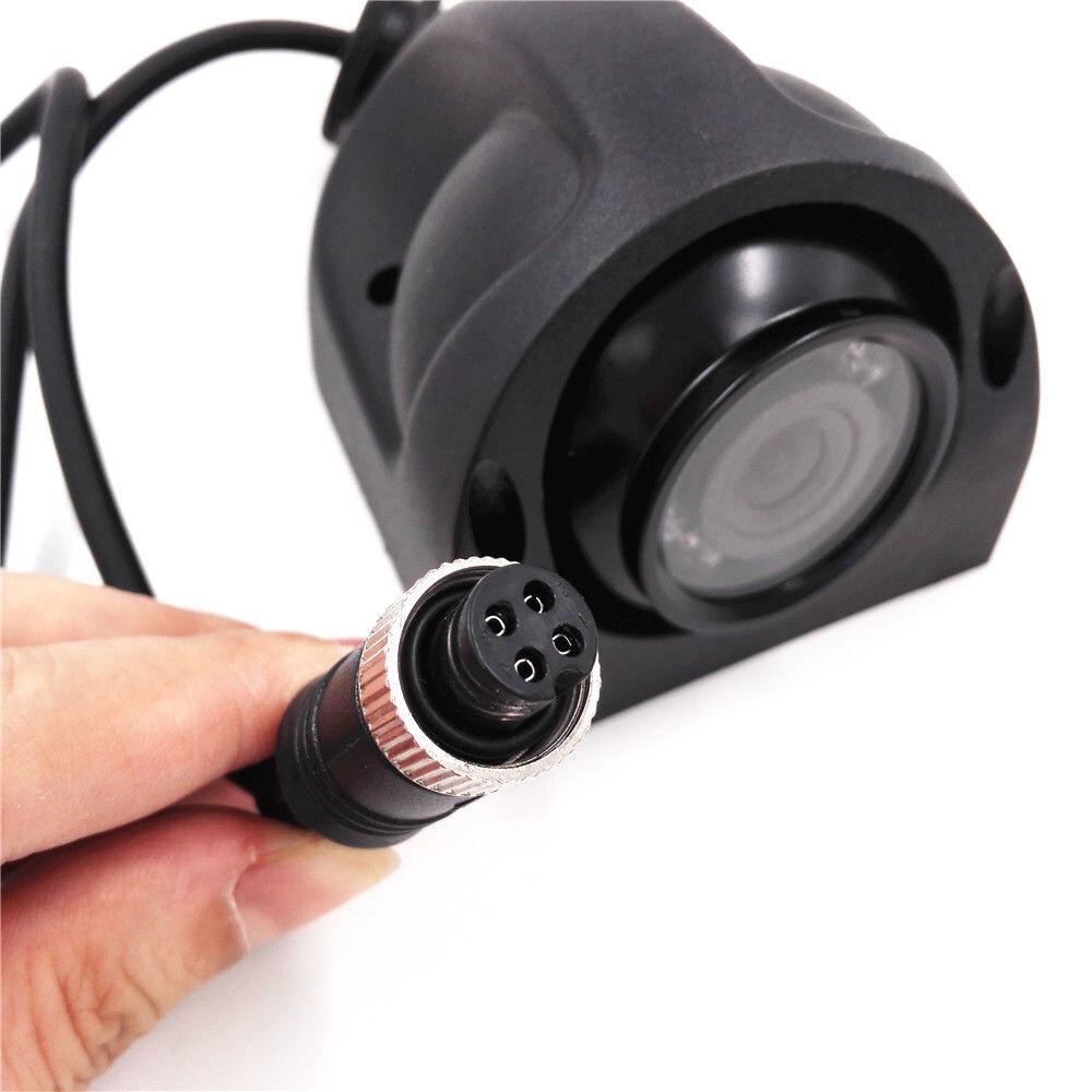 

4 Pin Heavy Duty 12-24V 1080P AHD Side View Color Camera 10 IR LEDs IP69 For Truck Bus