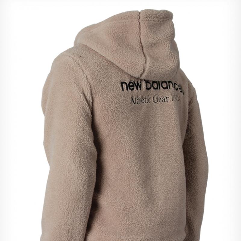 New Balance Uni Fleece Reversible Hooded Nbmdb41013 Unisex Fleece Jersey