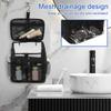 Mesh Shower Caddy Large Capacity Portable Toiletry Organizer Cosmetic Storage Bag Multifunctional Shower Bag with Zipper