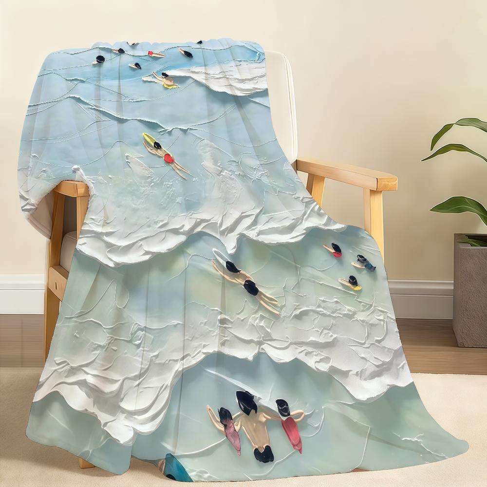 S Sommer Bösewicht S Schwimmdecke Für Weiche Überwurfdecke für Picknick Bett Sofa Haus Schlafzimmer Gemütlich Warm Bequem
