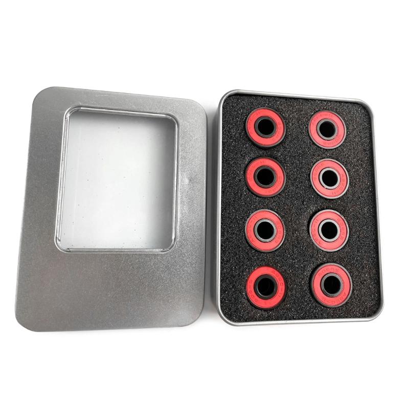 

Highly Speed Alloys Hybrids Ceramics Bearings Inlines Skate Skateboards Skate, Pack of 8pcs Ball Bearing 1